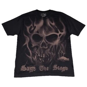 Cactus Jack x WWE T Shirt XL Sage The Stage Wrestlemania 41 Las Vegas NEW‎ *spot